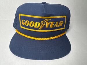 Vintage Goodyear #1 In Racing baseball cap Hat Snapback Mesh SWINGSTER